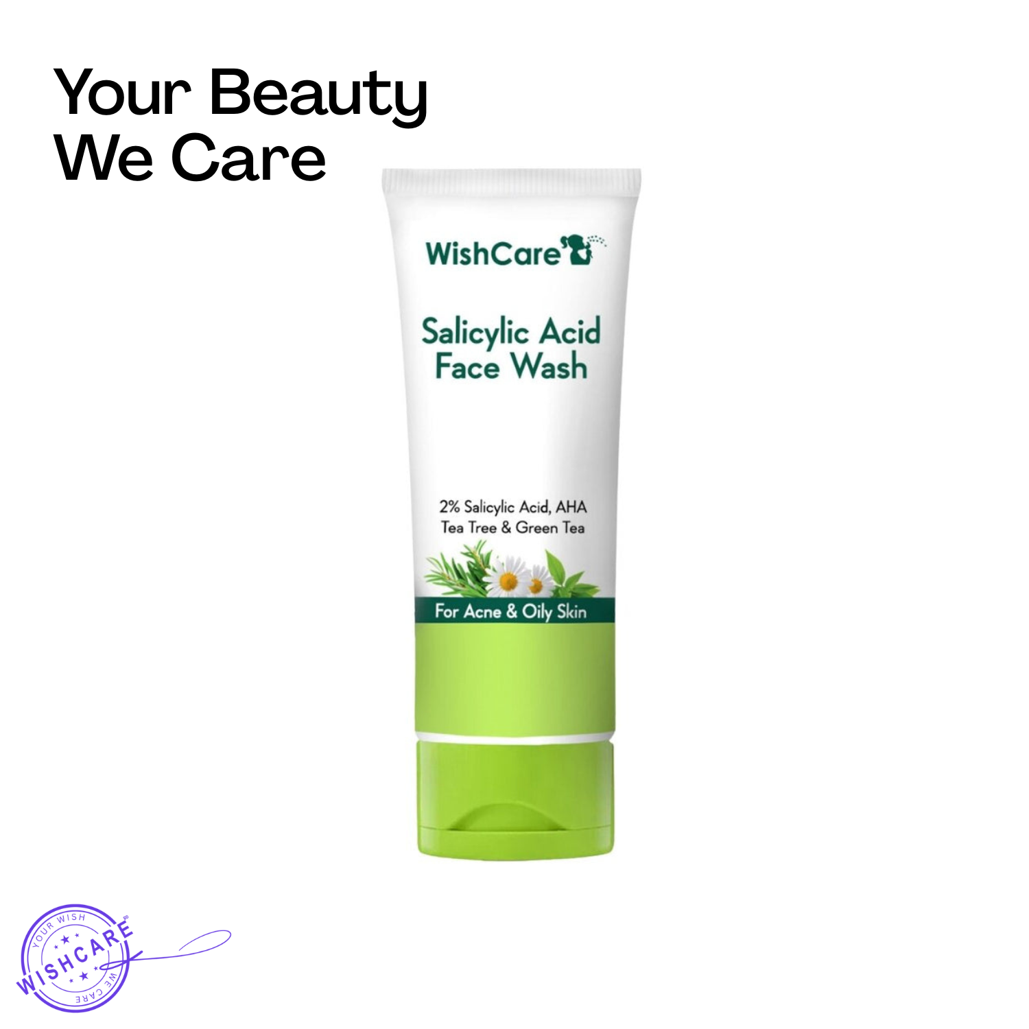 WishCare 2% Salicylic Acid Face Wash | 100ml
