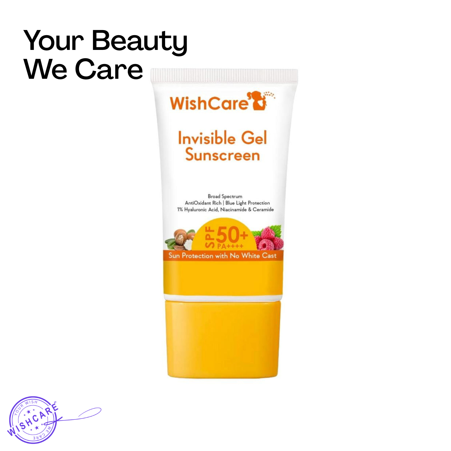 WishCare Invisible Gel Sunscreen SPF 50 | 50g