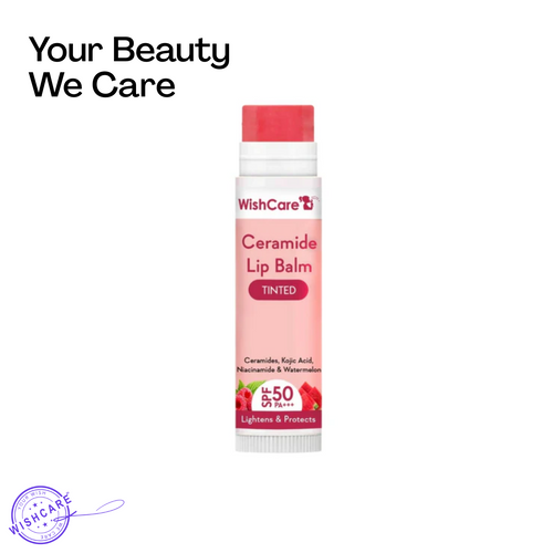 WishCare Ceramide Lip Balm with SPF 50 PA+++ (Tinted)