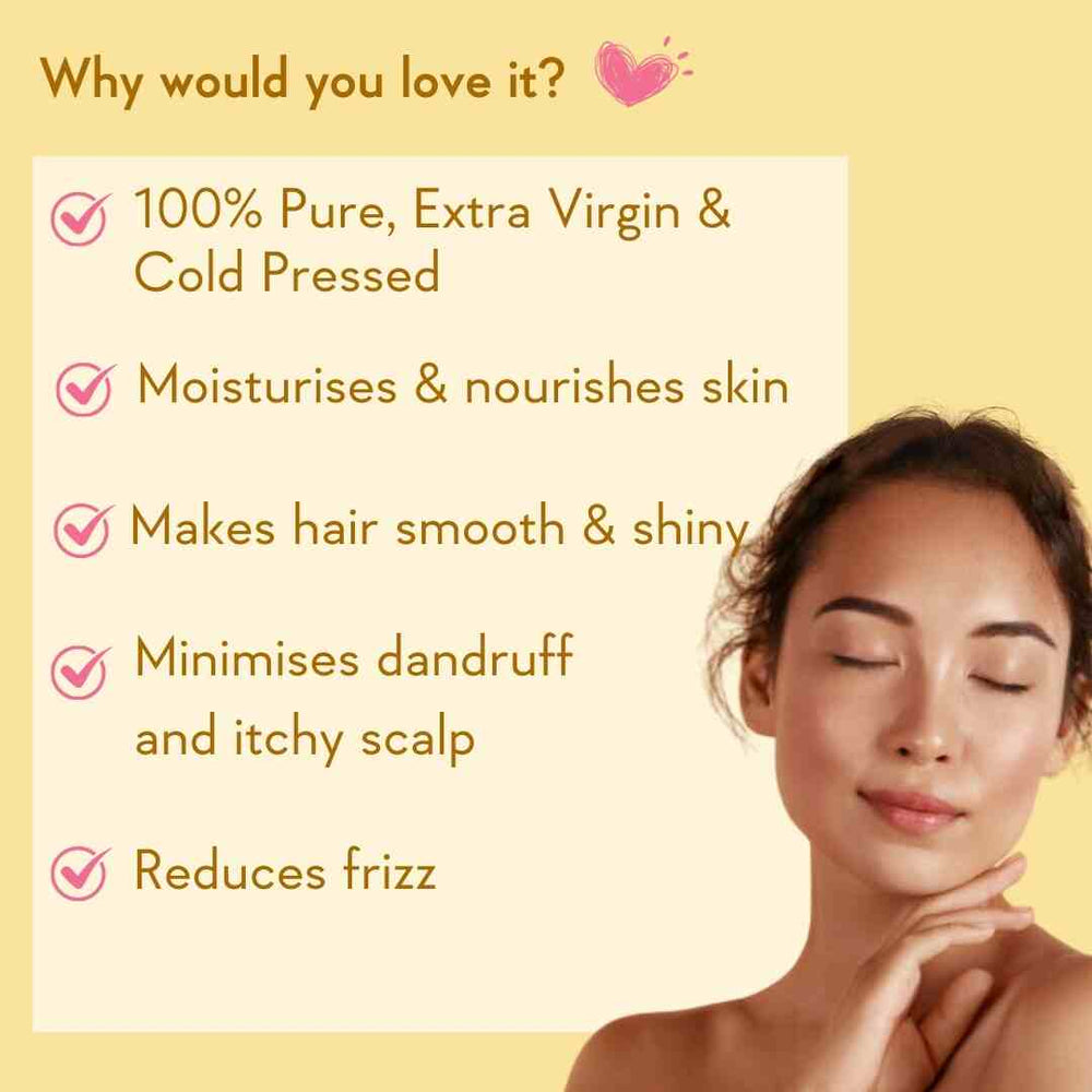 WishCare Cold Pressed Sweet Almond Oil - 200ml