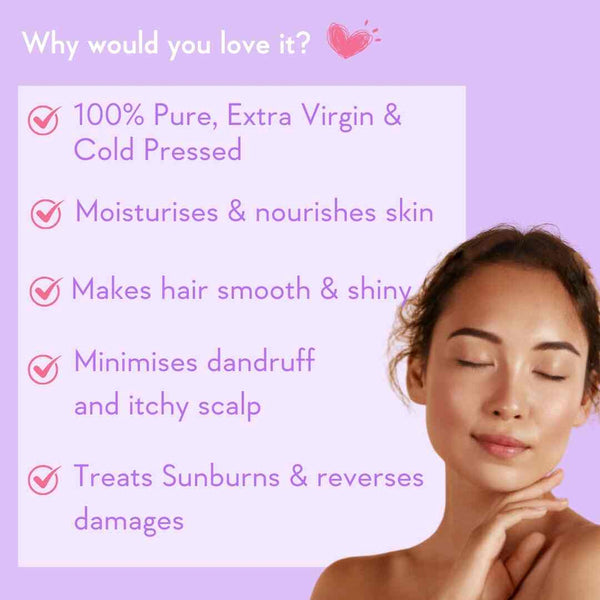 WishCare Cold Pressed Jojoba Oil - 100ml