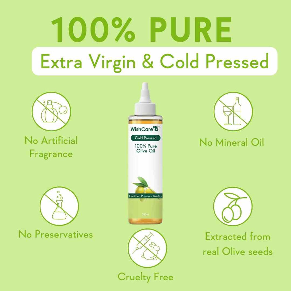 WishCare Cold Pressed Olive Oil - 200ml