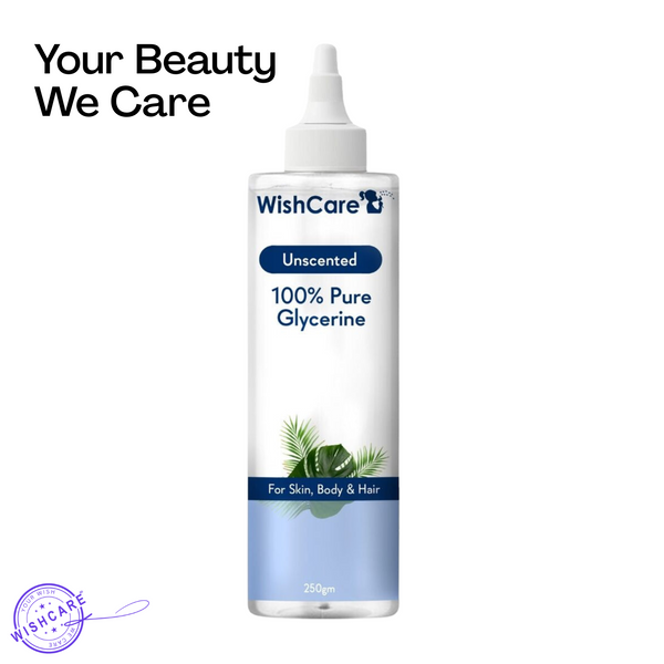 WishCare Pure & Unscented Vegetable Glycerine - 250 gms