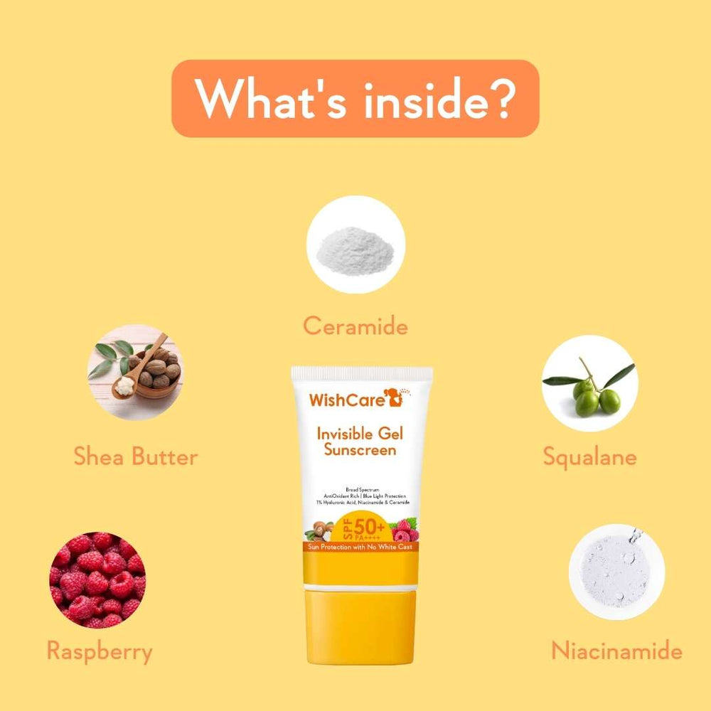 WishCare Invisible Gel Sunscreen SPF 50 | 50g