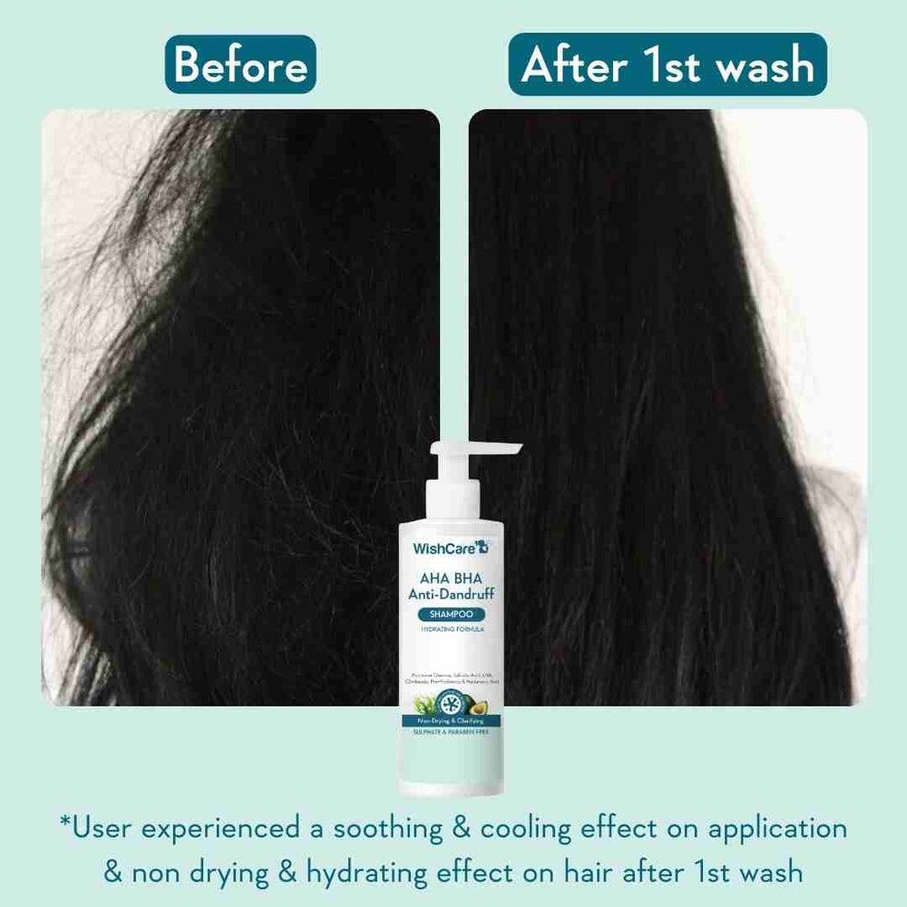 WishCare AHA BHA Anti-Dandruff Shampoo