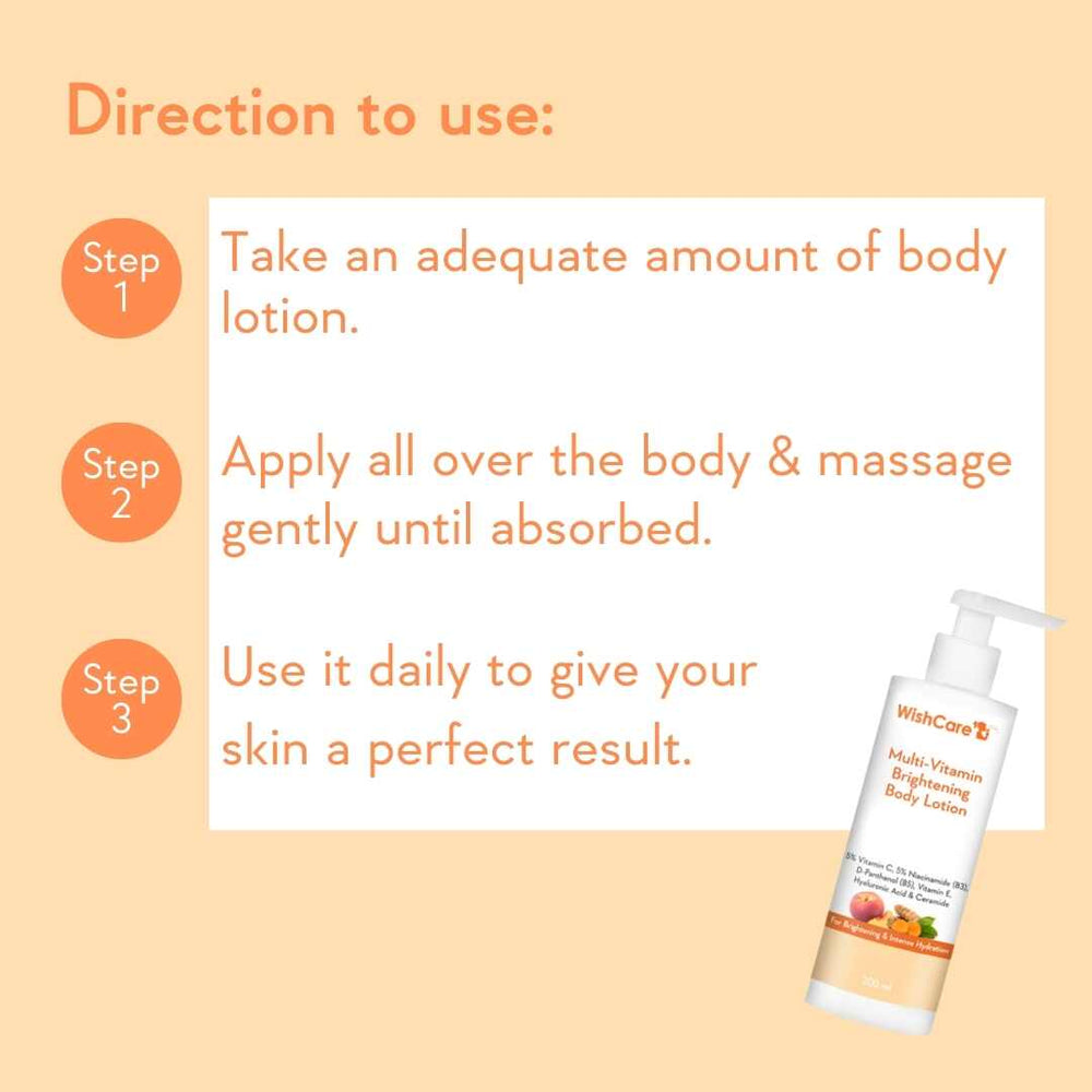 WishCare Multi Vitamin Brightening Body Lotion | 200ml