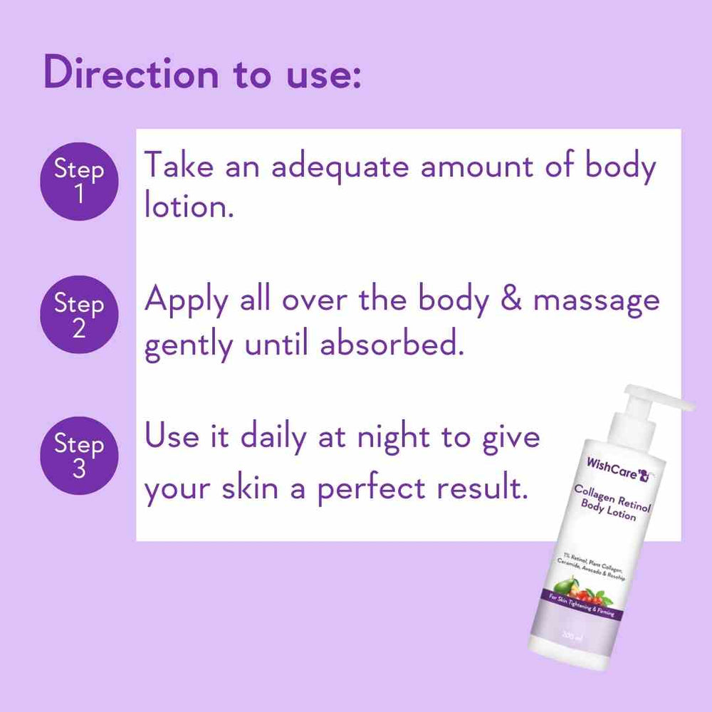 WishCare Collagen 1% Retinol Body Lotion | 200ml