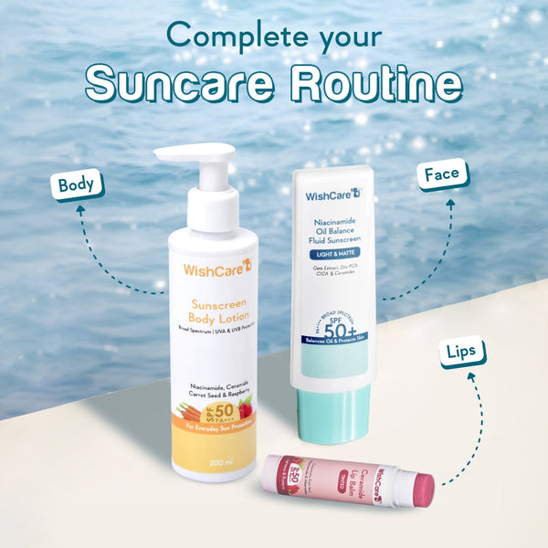 WishCare Head To Toe SPF50 SunCare Trio