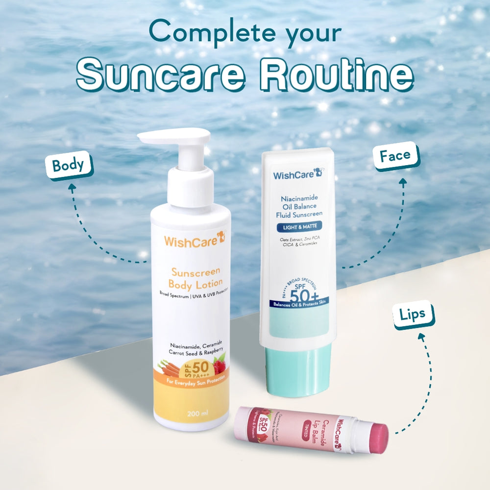WishCare Niacinamide Oil Balance Fluid Sunscreen | SPF50 PA++++