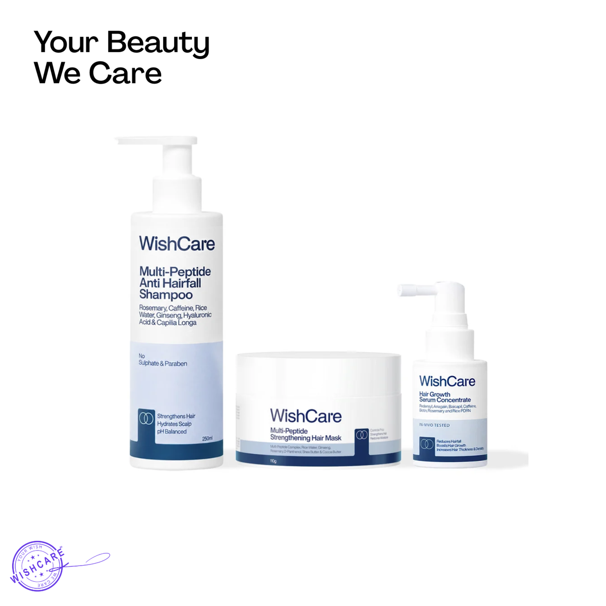 WishCare Complete Hairfall Control and Strengthening Trio