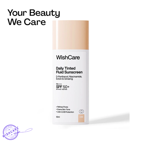 WishCare Daily Tinted Fluid Sunscreen (L102)