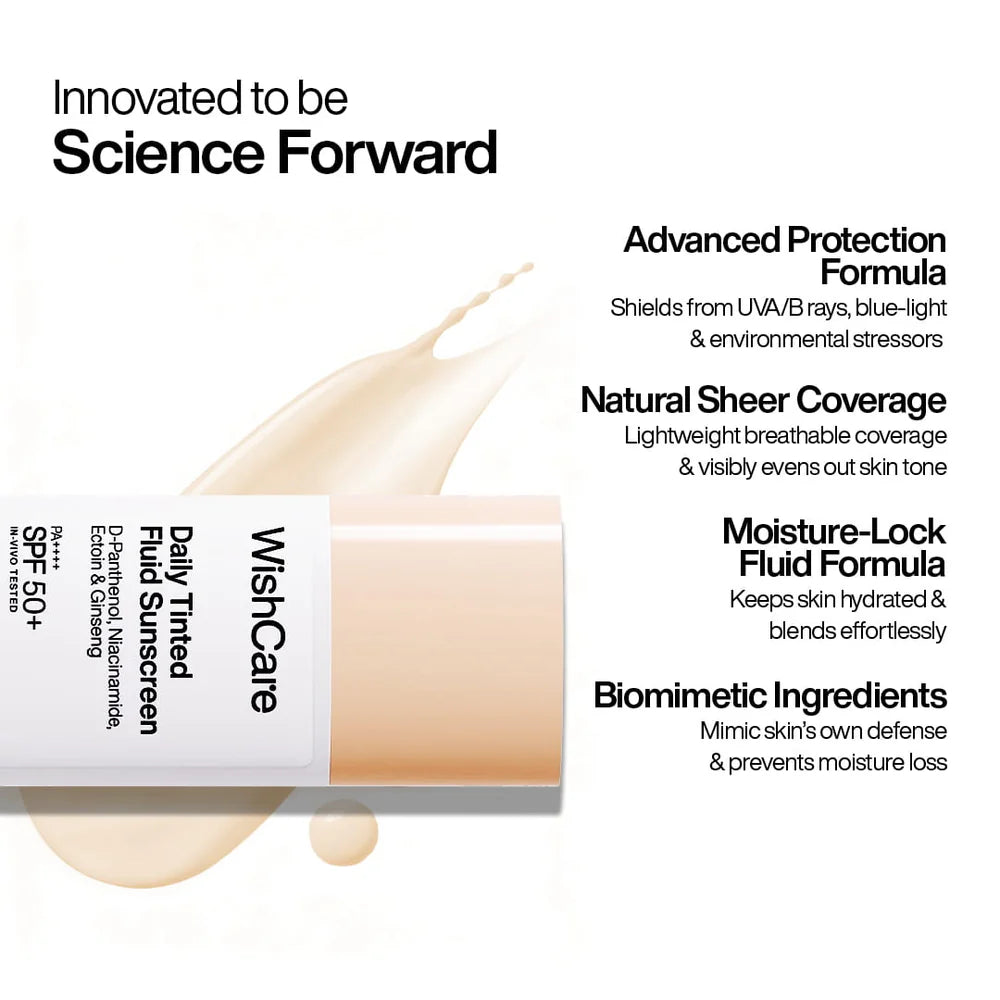 WishCare Daily Tinted Fluid Sunscreen (L102)