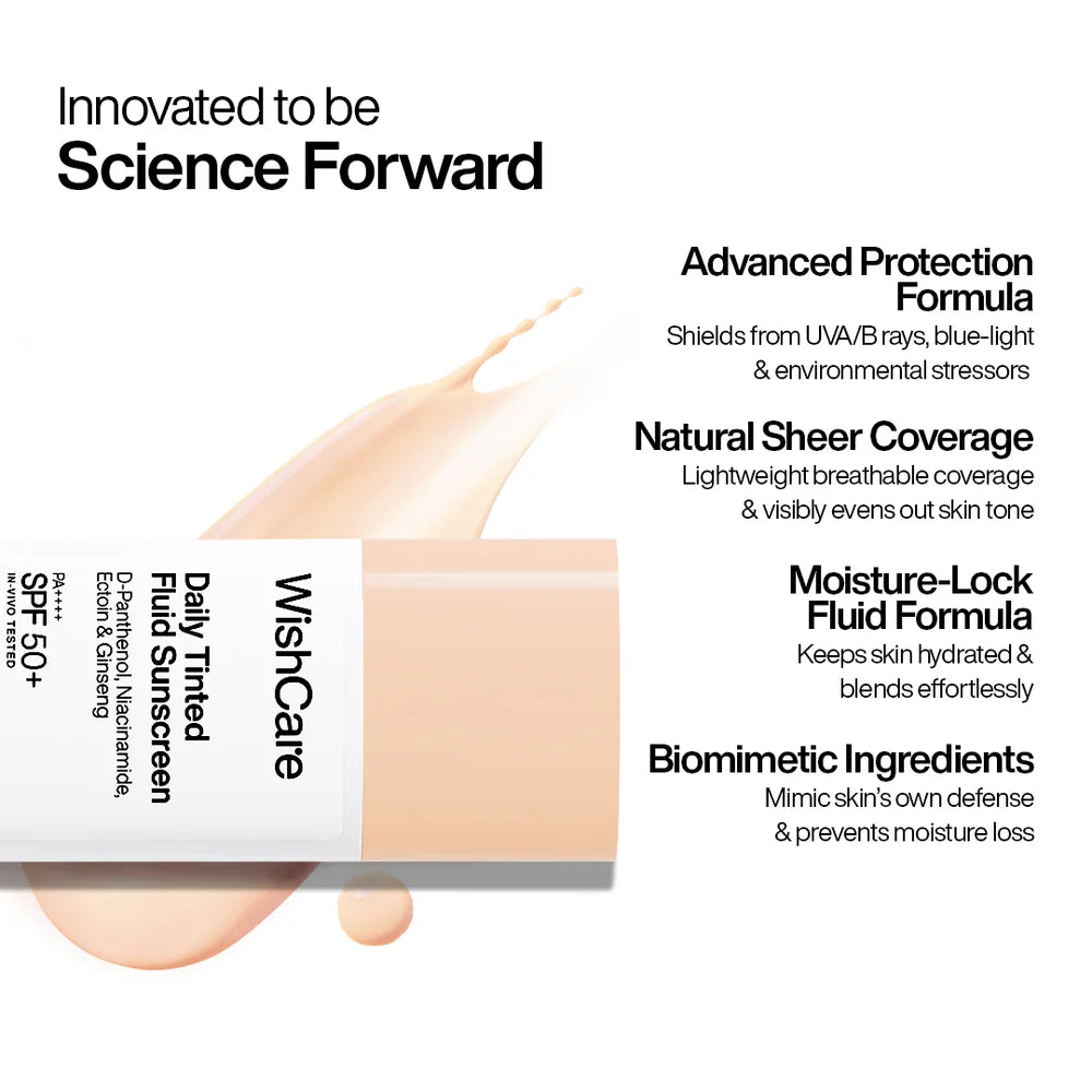 WishCare Daily Tinted Fluid Sunscreen (L103)