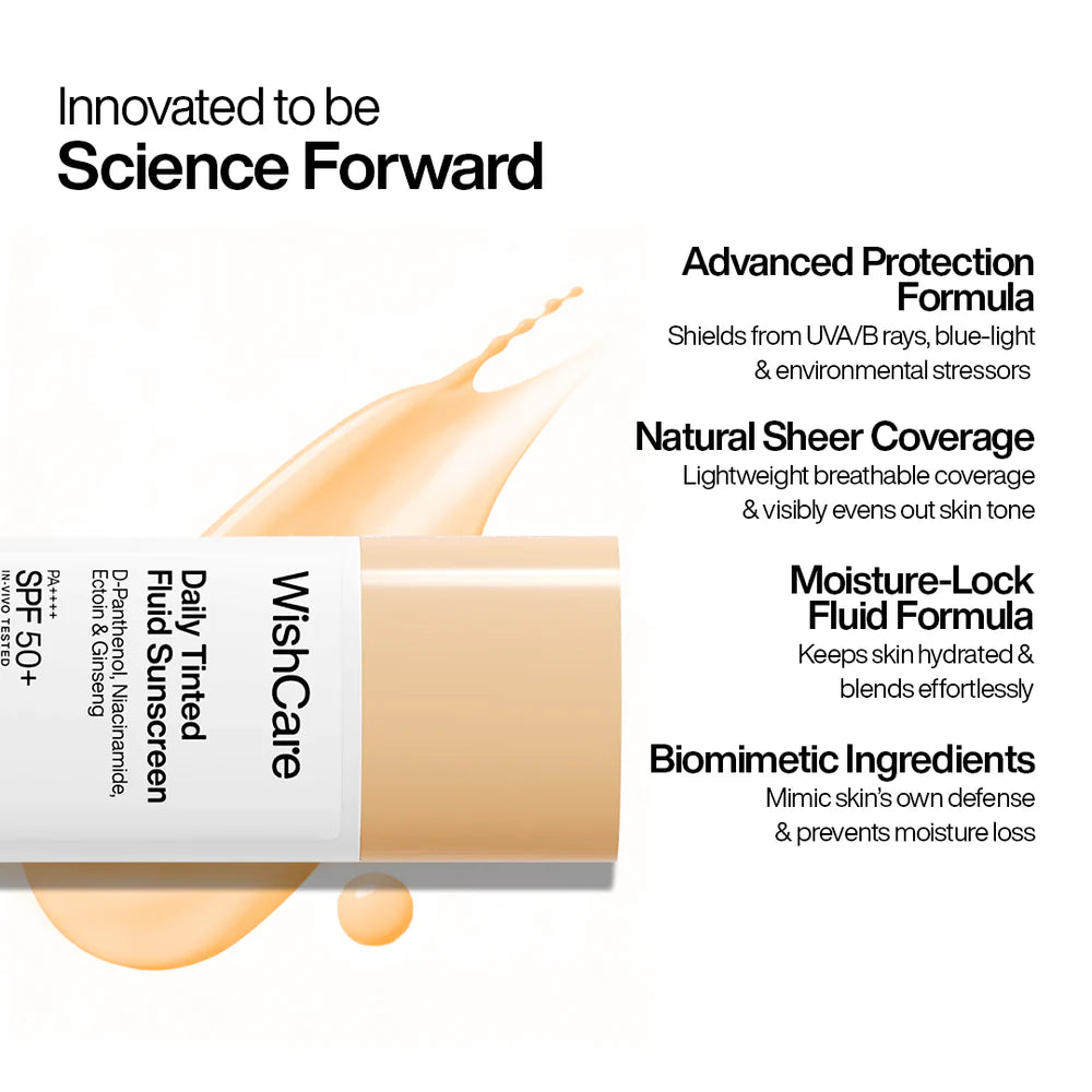 WishCare Daily Tinted Fluid Sunscreen (M201)