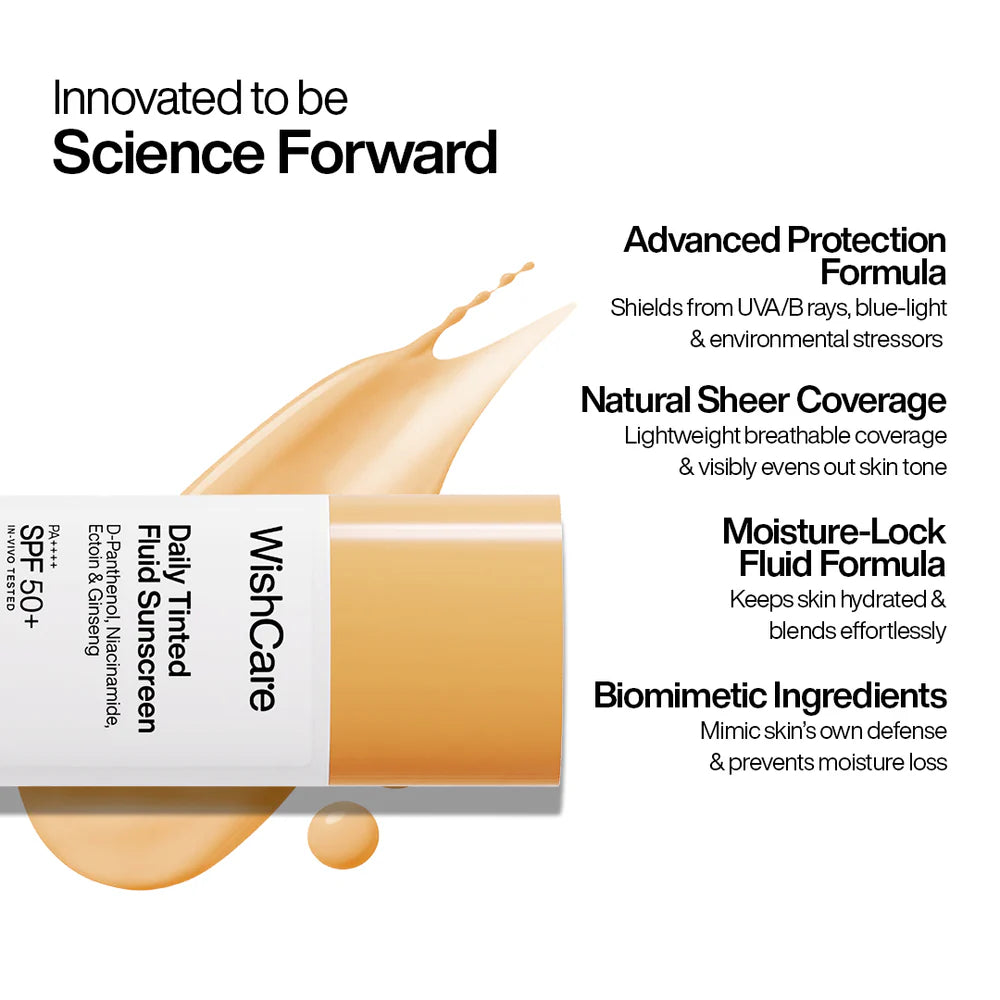 WishCare Daily Tinted Fluid Sunscreen (M202)
