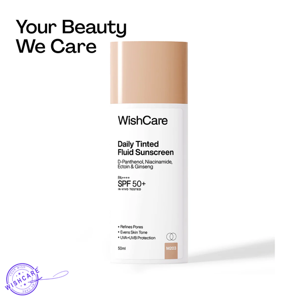 WishCare Daily Tinted Fluid Sunscreen (M203)