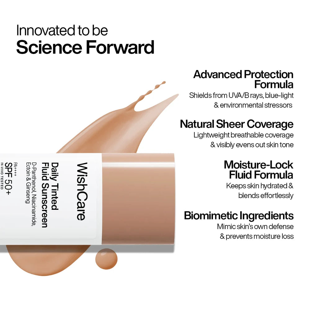 WishCare Daily Tinted Fluid Sunscreen (M204)
