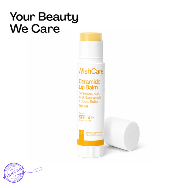 WishCare Ceramide Lip Balm with SPF 50 PA+++ (Natural)