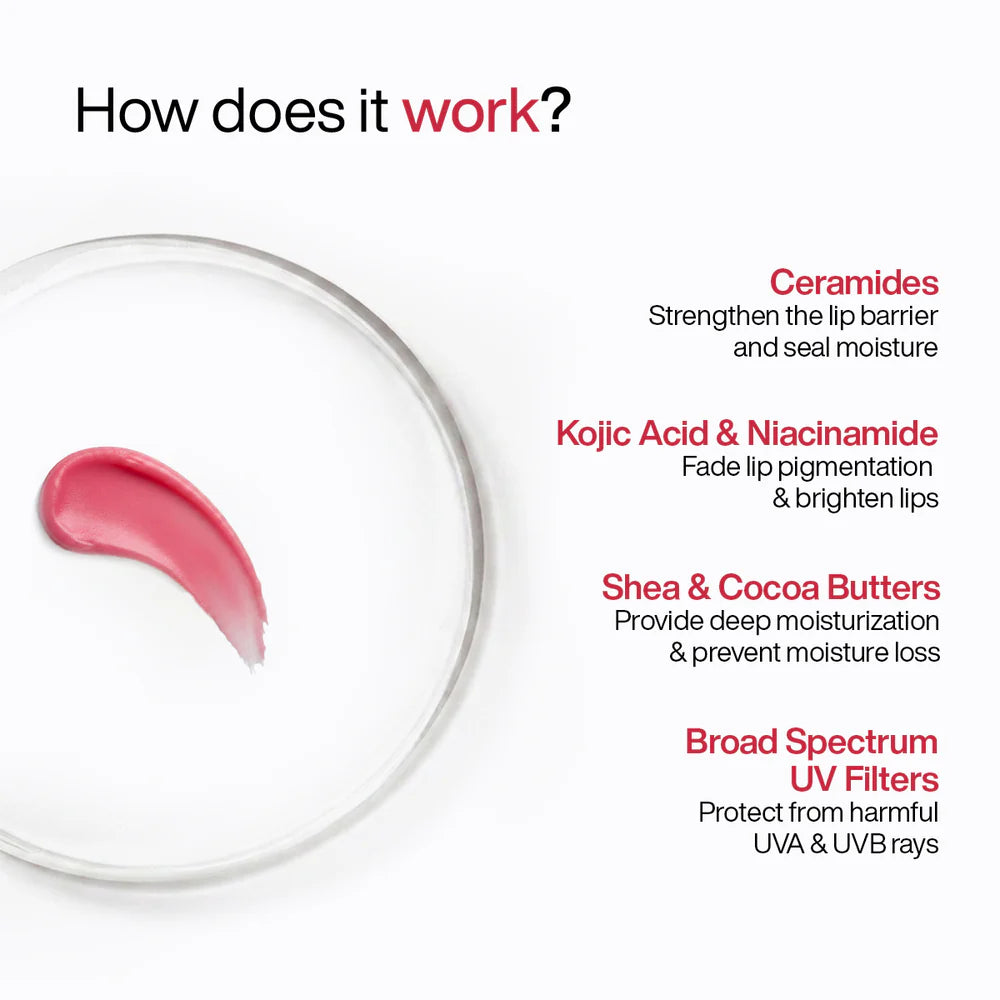 WishCare Ceramide Lip Balm with SPF 50 PA++++ (Tinted)