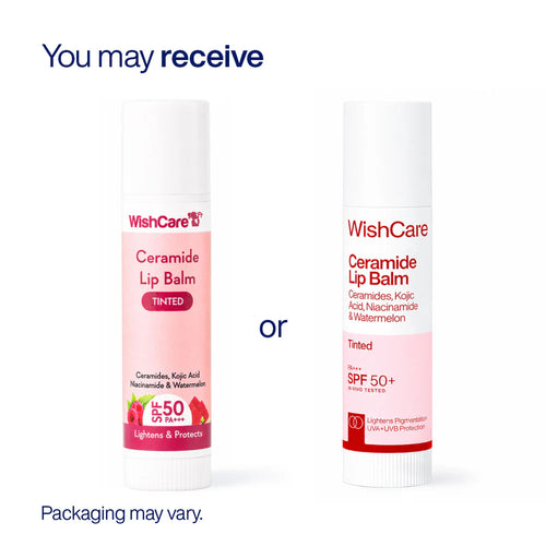WishCare Ceramide Lip Balm with SPF 50 PA++++ (Tinted)
