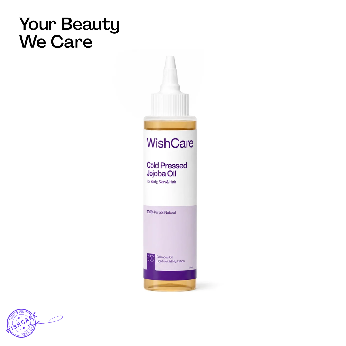 WishCare Cold Pressed Jojoba Oil - 100ml