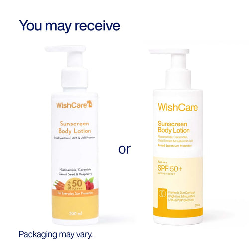 WishCare SPF 50 Sunscreen Body Lotion PA+++